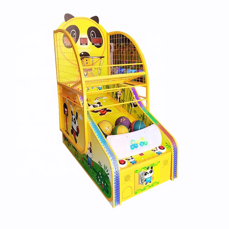 Children Playground Amusement Games Led Kids Shooter Arcade Coin Operated Basketball Game Machine For Sale