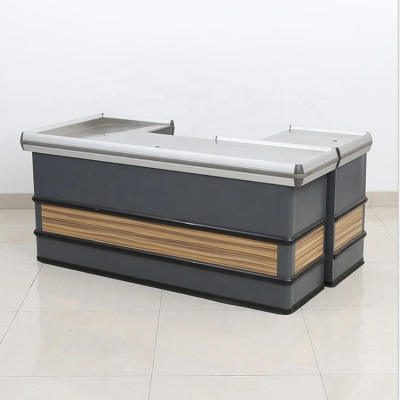 Manufacturer supplier new retail store supermarket cashier counter for sale