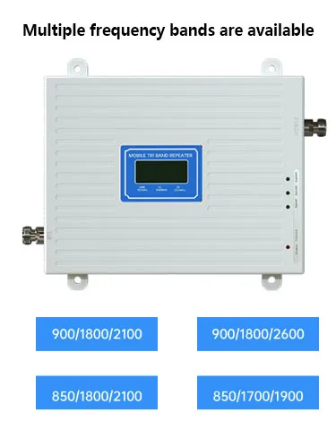 GSM 2G 3G 4G Triband 900 1800 2100mhz Cellphone Signal Repeater LTE Network Cellular amplifier Mobile signal Booster Wifi