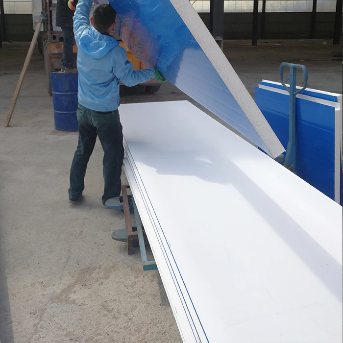eps wall and roof 50mm sandwich panels use for cheap iso single span sketchup steel structure food warehouse factory