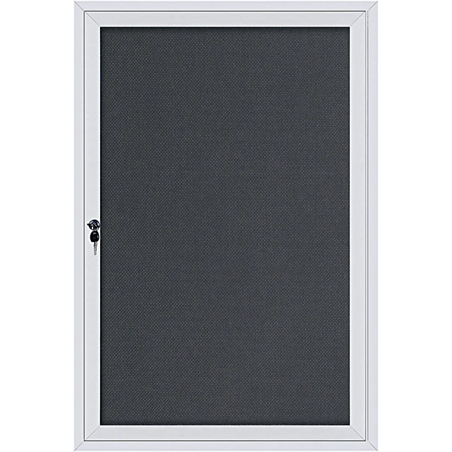 lockable notice board school cork board stairway pin board