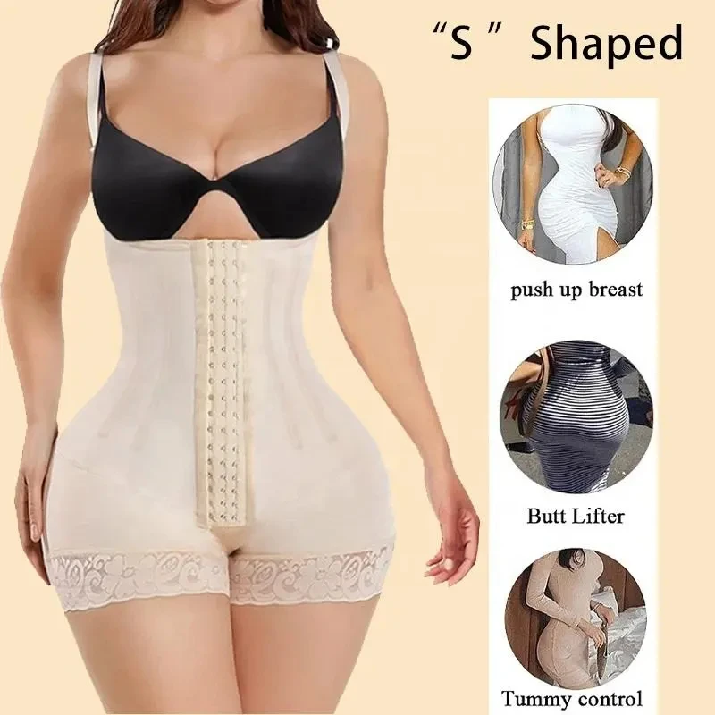 Private Label Rod Shapewear Stage 3 Bbl Faja Butt Lifter Shaper High Compression Girdle Fajas Colombianas Post Surgery Garment