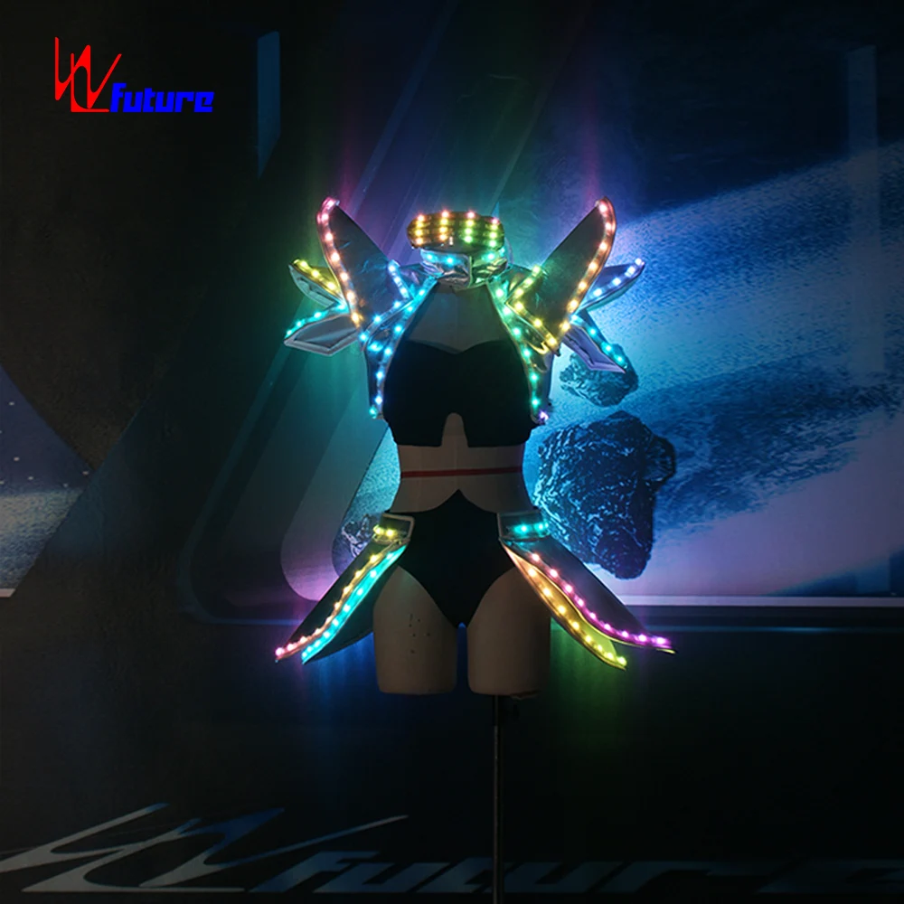 Warrior Dress Girls Dresses LED Sexy Costumes Rave Clothing Carnival Clothing New Product! WL-0258 LED Futuristic Sexy 1 Piece