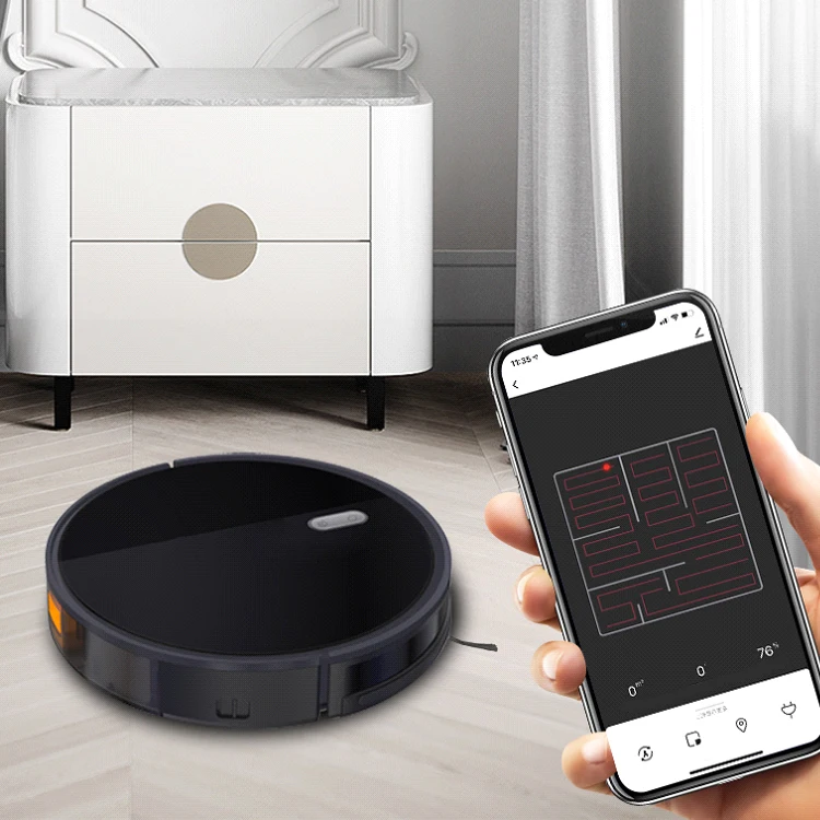 Robot Vacuum Cleaner House Automatic Robotic Sweeping Intelligent Auto Gyroscope Navigation Robot Vacuum Cleaner