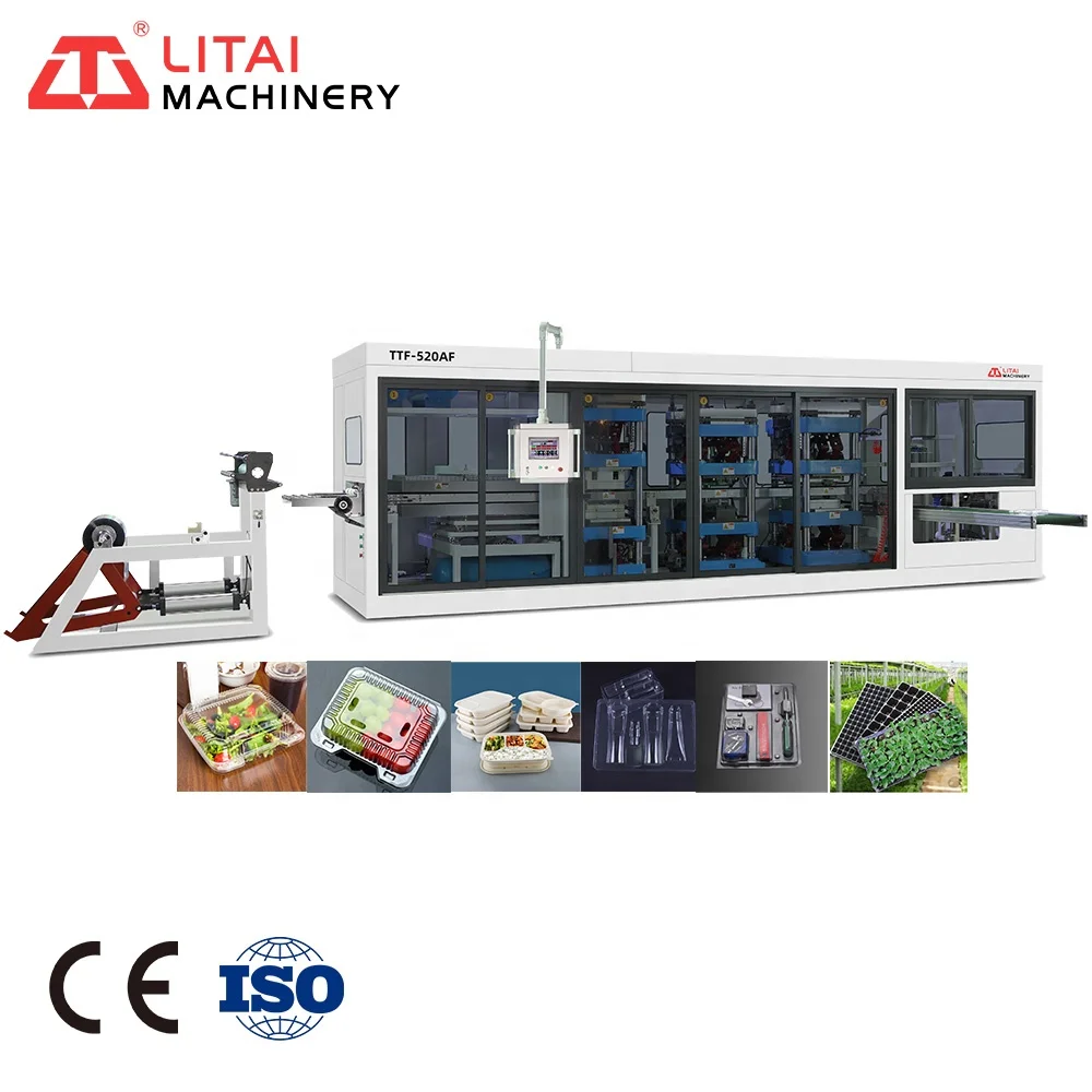 Automatic Pet Plastic Pizza Box Product Making Machine