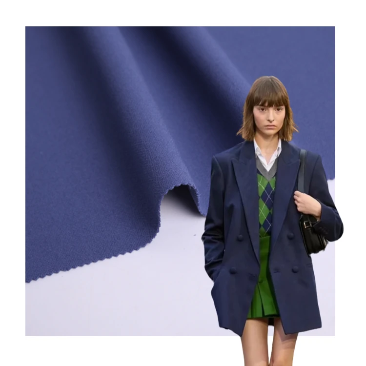 Hot selling wholesale 65%POLY 30%RAYON 5%SP 270gsm suiting fabric viscose polyester for suits man