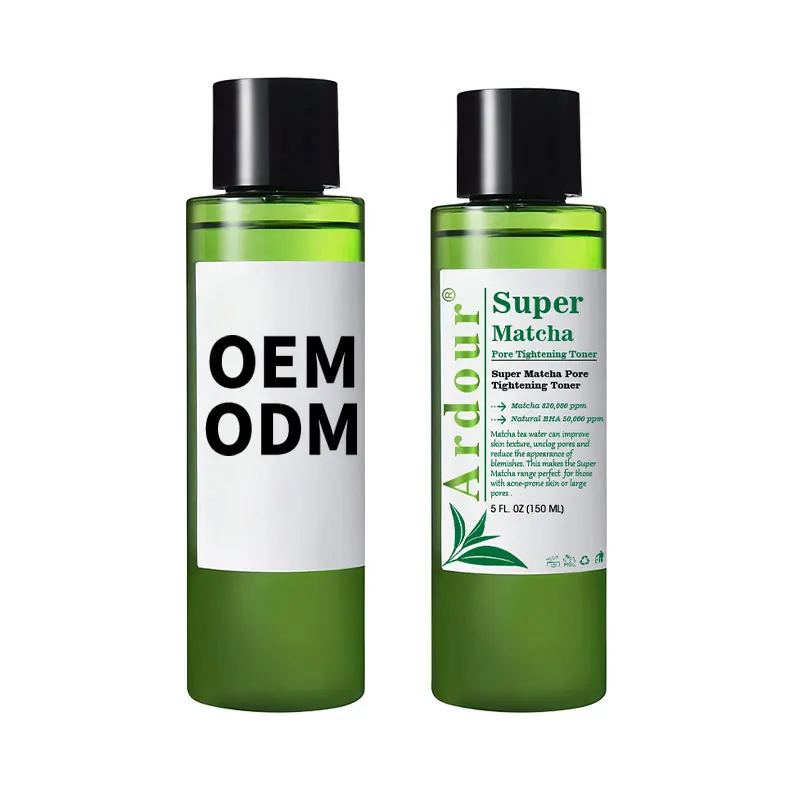 OEM Removes blackheads acne skin care productsFacial Toner for  Blackheads  and Pore Care Super Matcha Pore Tightening Toner