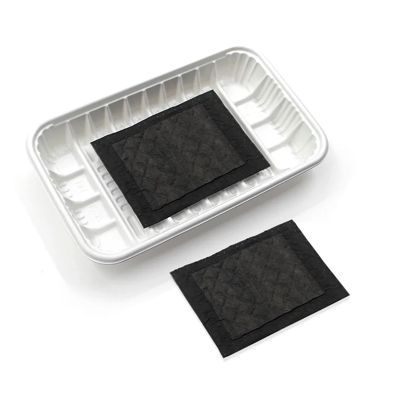 Food absorbent soft pad tray packaging meat pads absorb excess moisture or come from meat, vegetables, or fruits