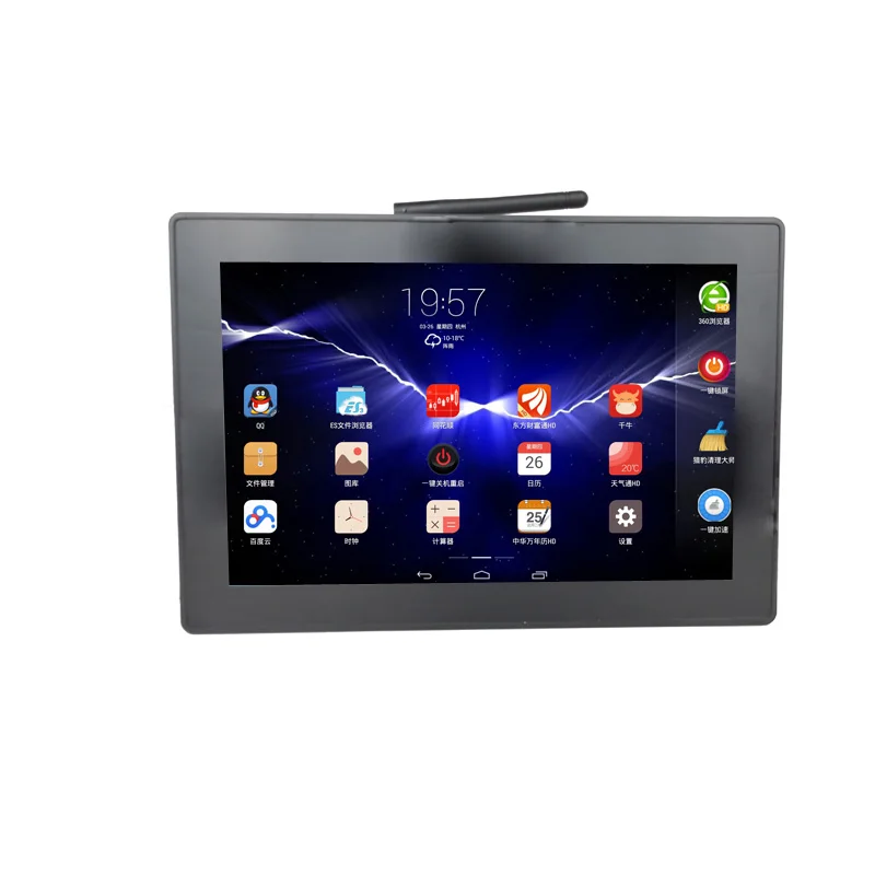 
Embedded high brightness 10 inch 1280 x 800 IPS Industrial Android All in one Tablet 