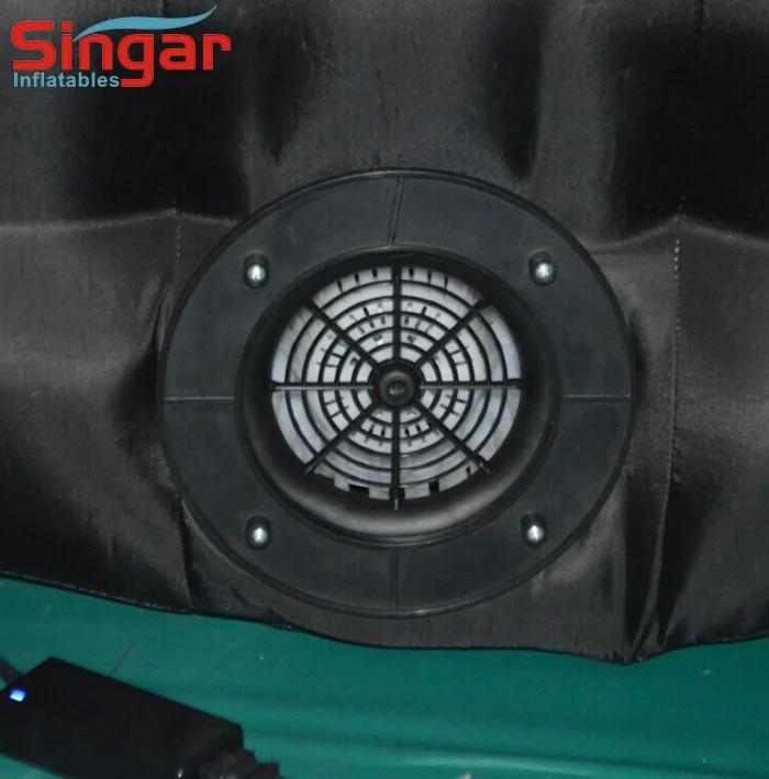 Cubic black inflatable photo studio,inflatable photo booth for party