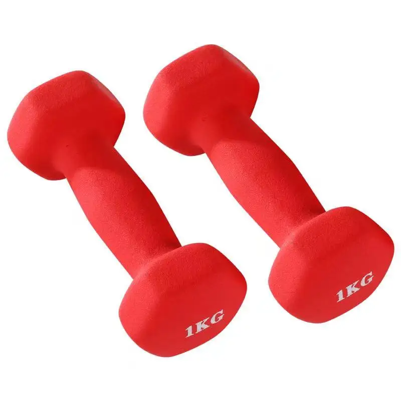 Neoprene Rubber Hex ladies dumbbell for women at  ym And Home