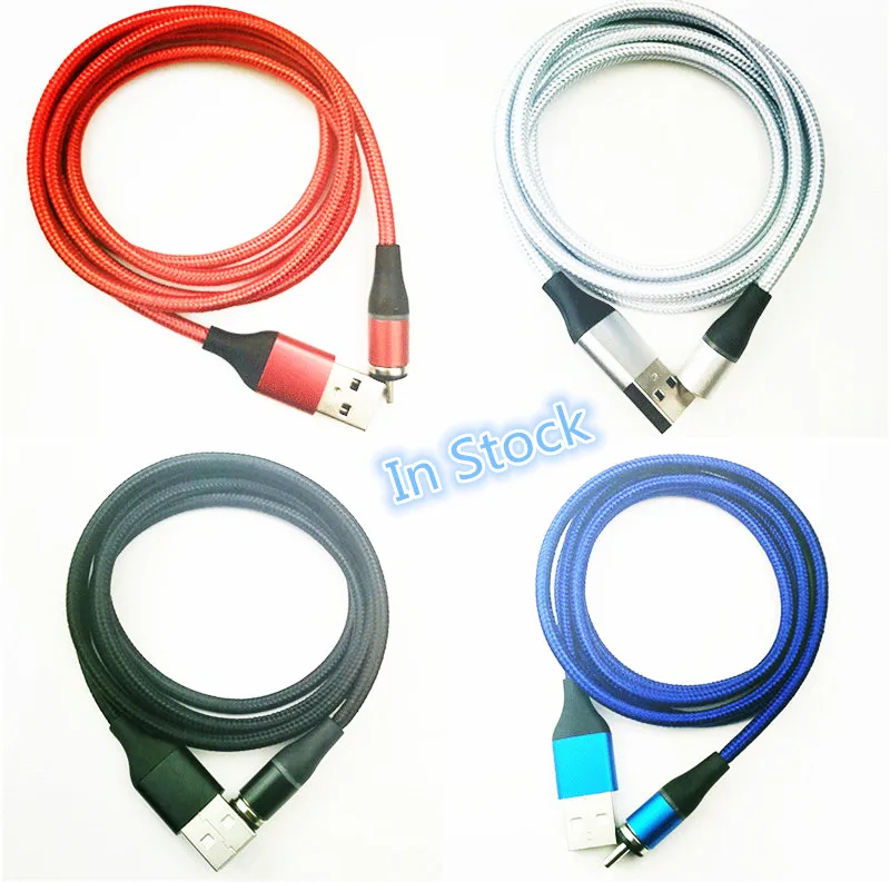 
3 In 1 Electrical Fast Data Transfer Magnetic Charging Cable For Iphone Type C Micro USB Phone Power Magnet Charger Wire 