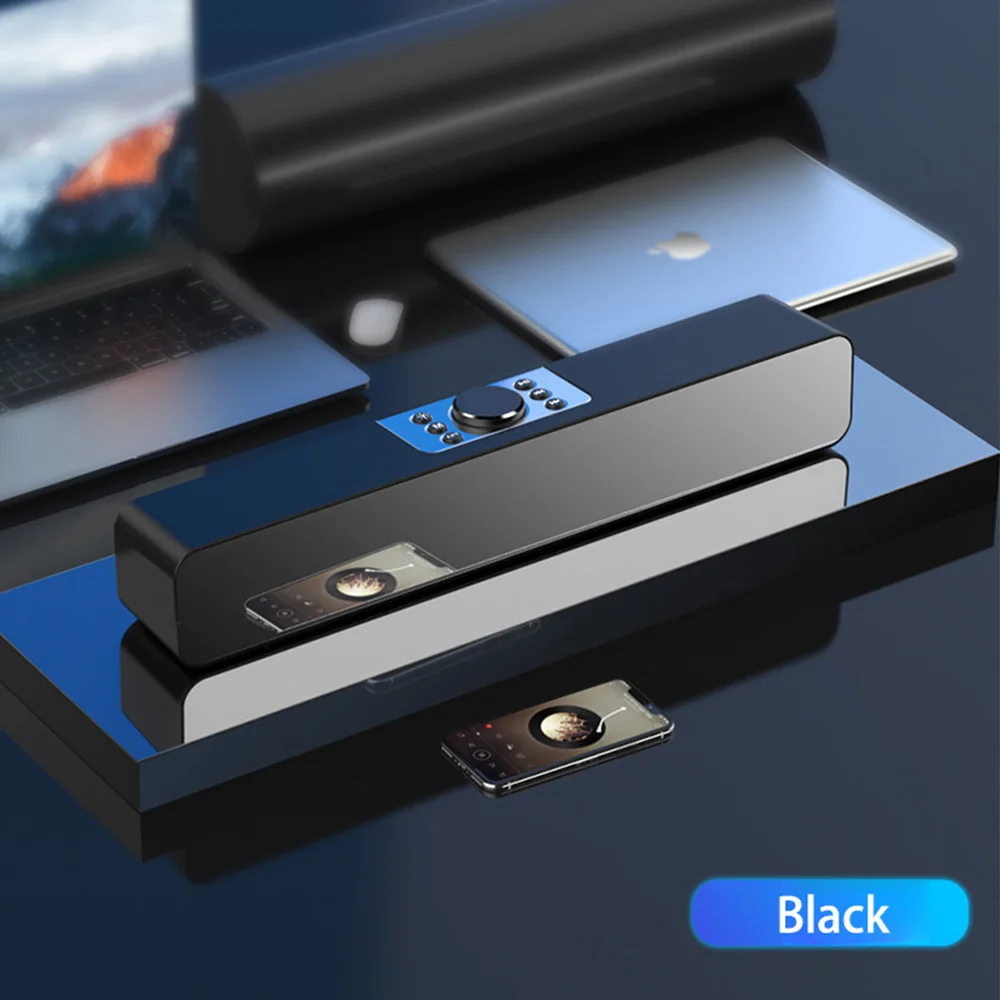 2020 светодиодный домашний кинотеатр Портативный BT динамик HIFI объемный будильник компьютерный Бумбокс Музыка FM TF USB Сабвуфер