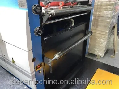 corrugated paper gift wine box chain knife water based glue film laminating machine(LZFM-1080MC)