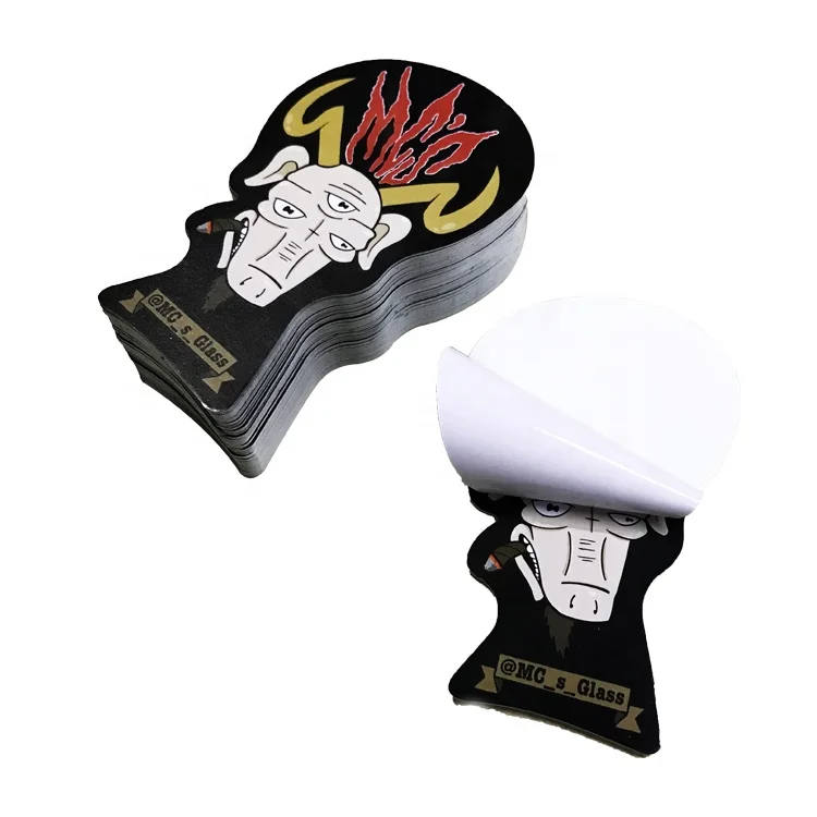 OEM Waterproof Adhesive PVC Vinyl Die Cut Cute Custom Logo Design Vinyl Sticker Label