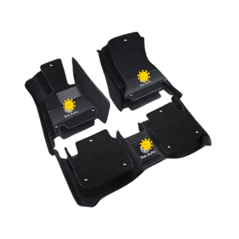 Wholesale Anti-Slip Branded Pvc Leather Car Floor Liner Mats For Toyota Pruis With Logo