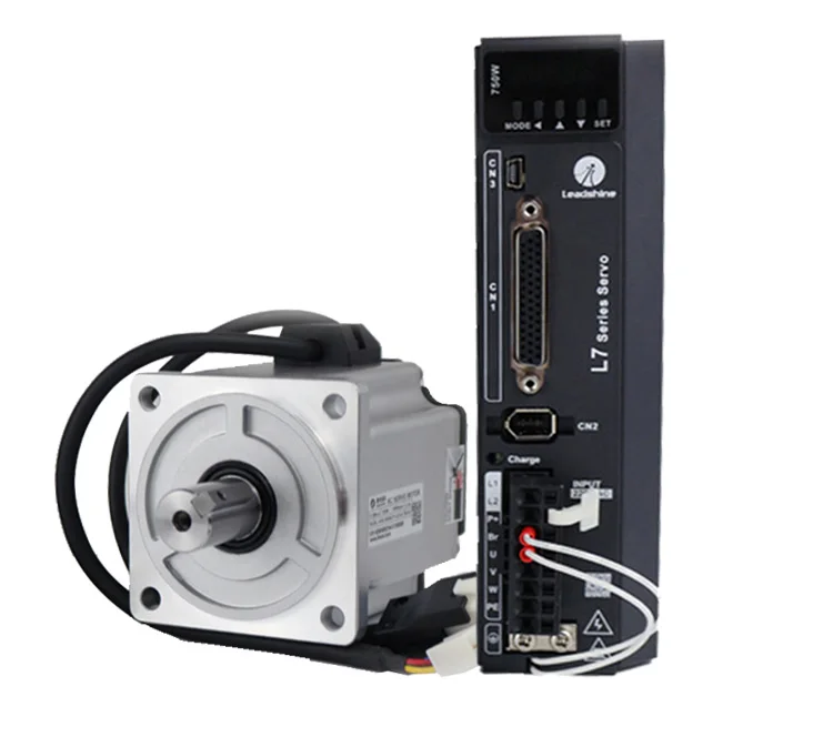 Leadshine водитель серводвигатель переменного тока пакет 23 бит абсолютный датчик положения ACM2-08008H2F1-E23S-65 + L7-750w контроллер Сервомотора 0.75kw