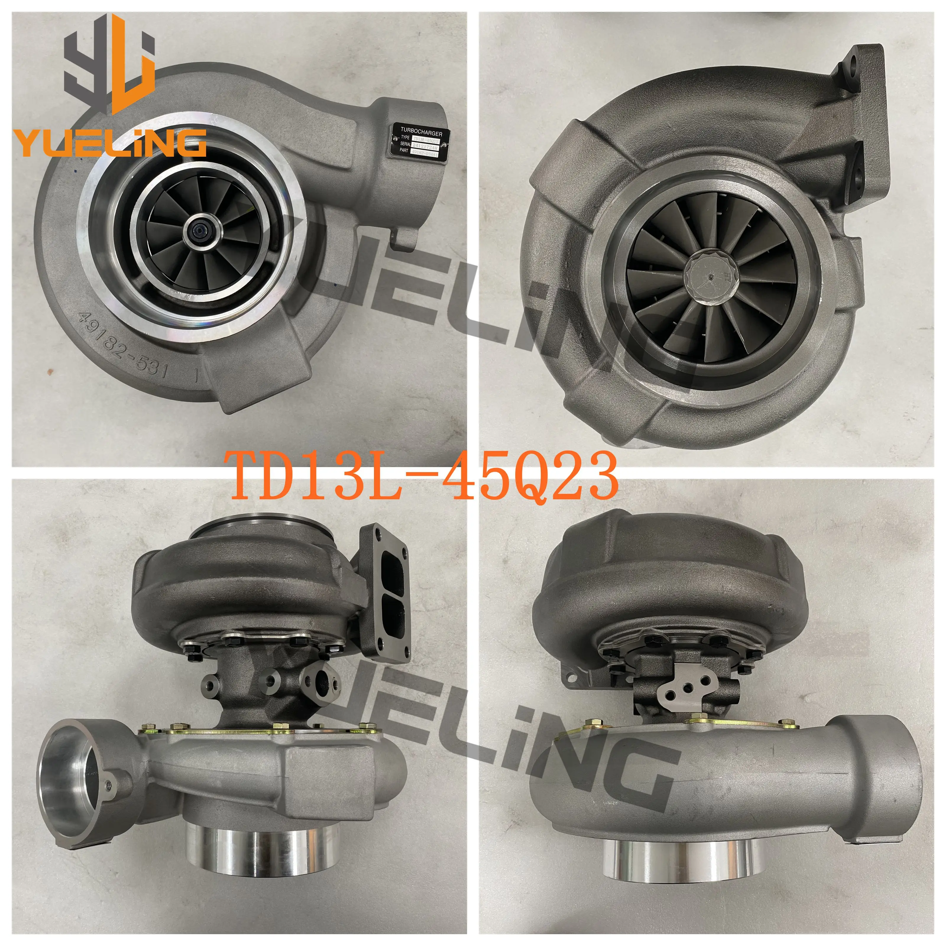TD13L-45Q23 Turbocharger Suit For Mitsubishi S12R Marine Diesel Engine Spare part