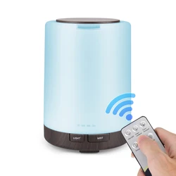 Electric Wood Diffuser Lamp Offical Air Humidifier Diffus Flavoring Ultrasonic Difusor Aromatherapy Essential Oil Diffuser Home