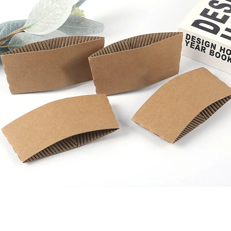 Eco-Friendly Disposable Plastic/Paper Cup Sleeve with Logo Printing