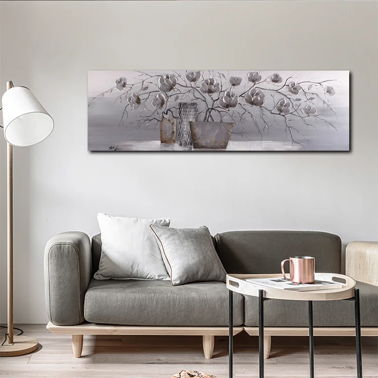 Wholesale Handmade Flower Tree Oil Painting Decorative Wall Pictures Modern Wall Art For Home Decoration