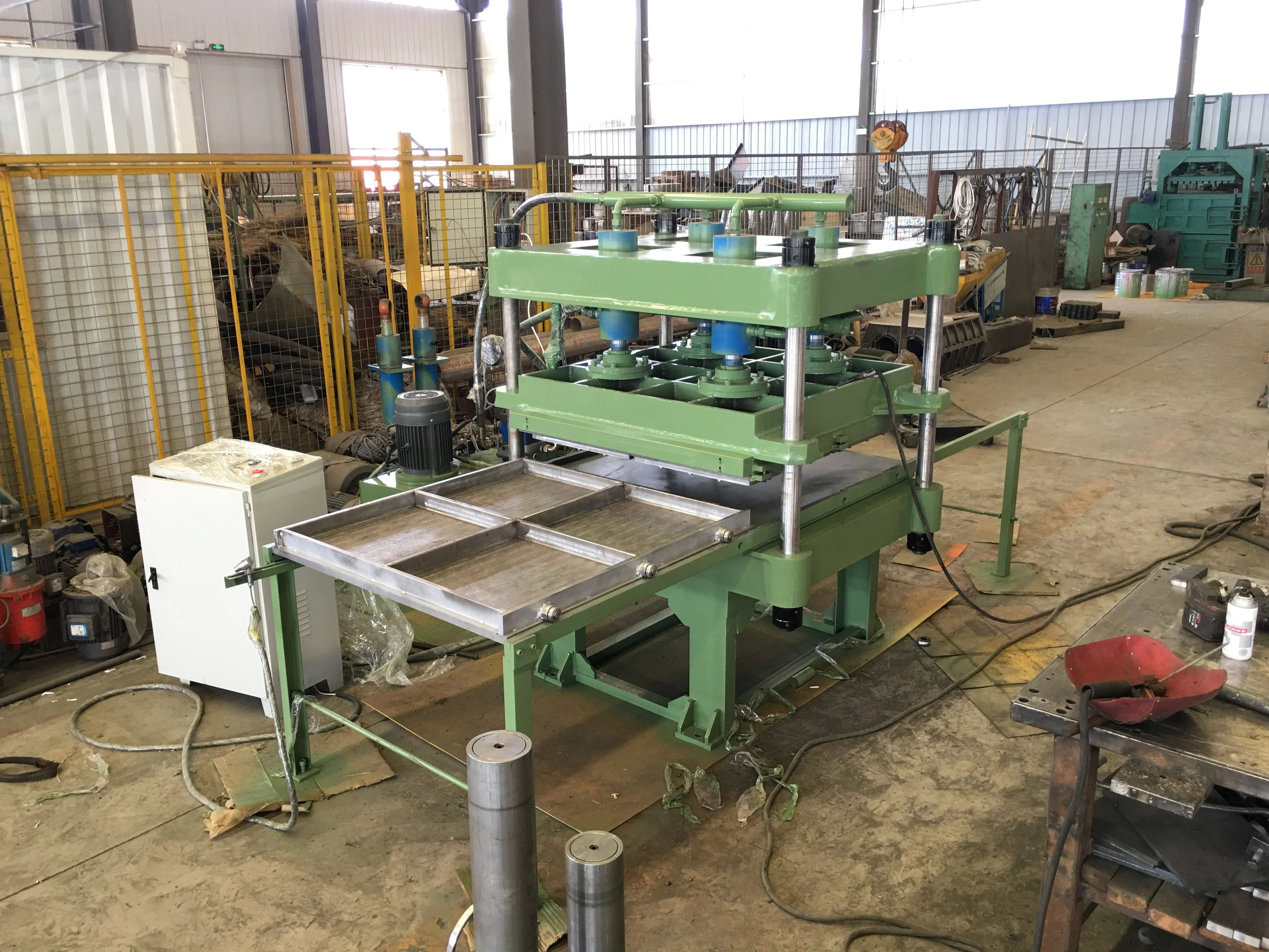 Hot sale rubber tile vulcanizing press manufacturing product making machinery