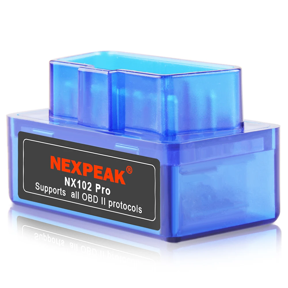 NEXPEAK ELM327 NX102 Pro OBD2 беспроводной адаптер EML327 V1.5 Авто диагностический сканер V 1 5 автомобильный OBDII 16Pin Диагностика
