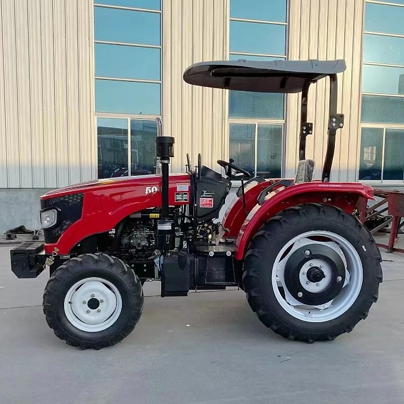 Китайский маленький трактор мощностью 80 л.с. 804 90 904 4WD с двигателем YTO и кабиной C
