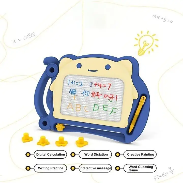 Portable Erasable Drawing Colorful magic Home magnetic Educational Gifts Painting Learning Pads drawing board for kids Toys