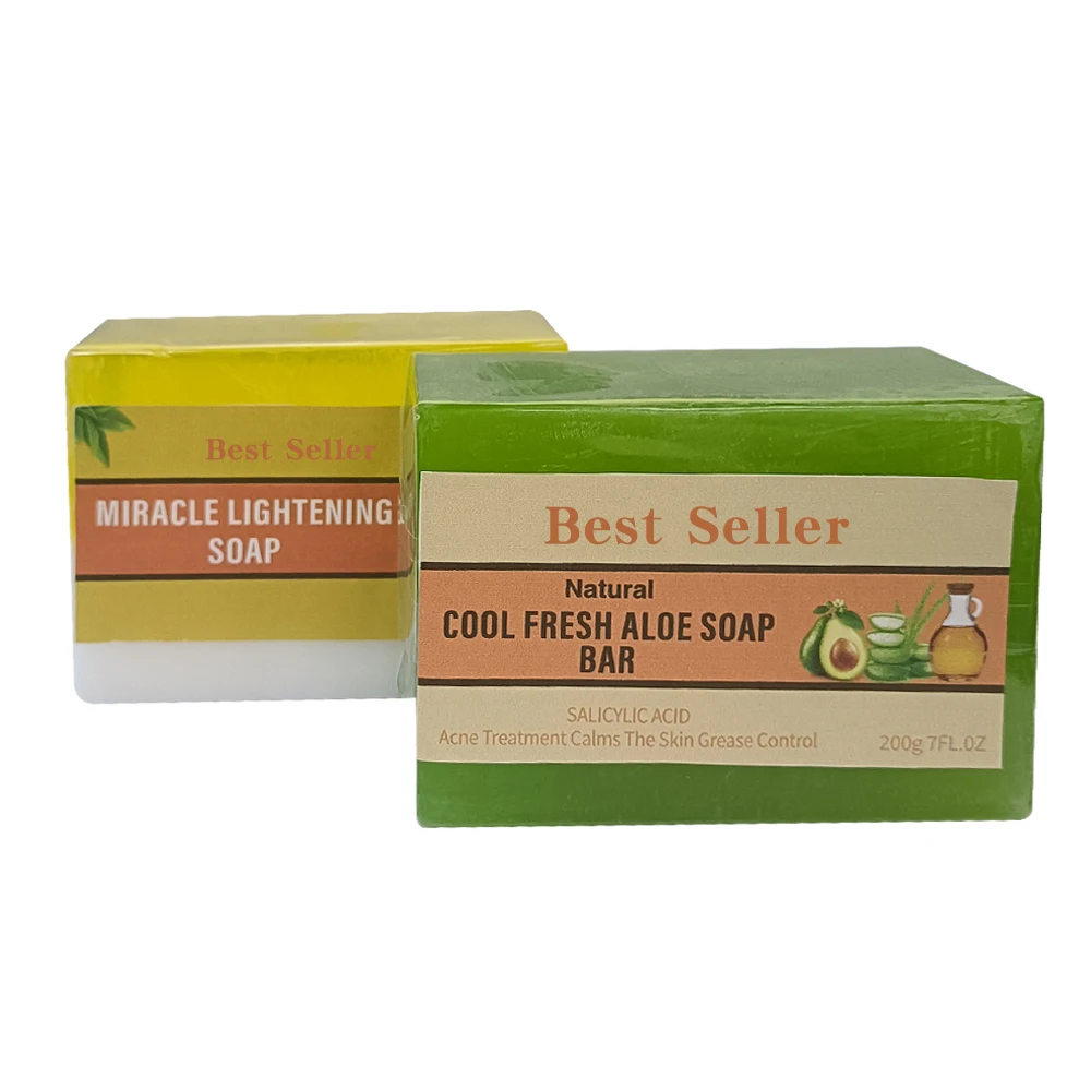 Organic Private Label Handmade Soap for Skin Whitening Natural Beauty Bar Sensitive Soap Skin With Body Face Aloe Vera Soap