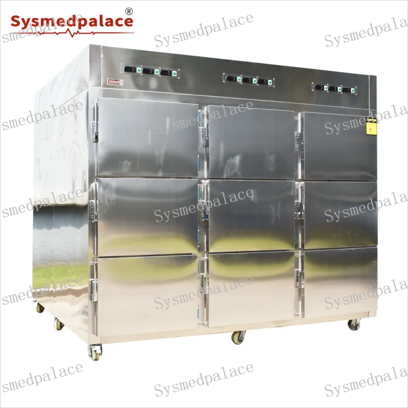 SYSMEDPALACE individual temperature control 1 2 3 4 6 8 9 rooms morgue freezer for funeral home service