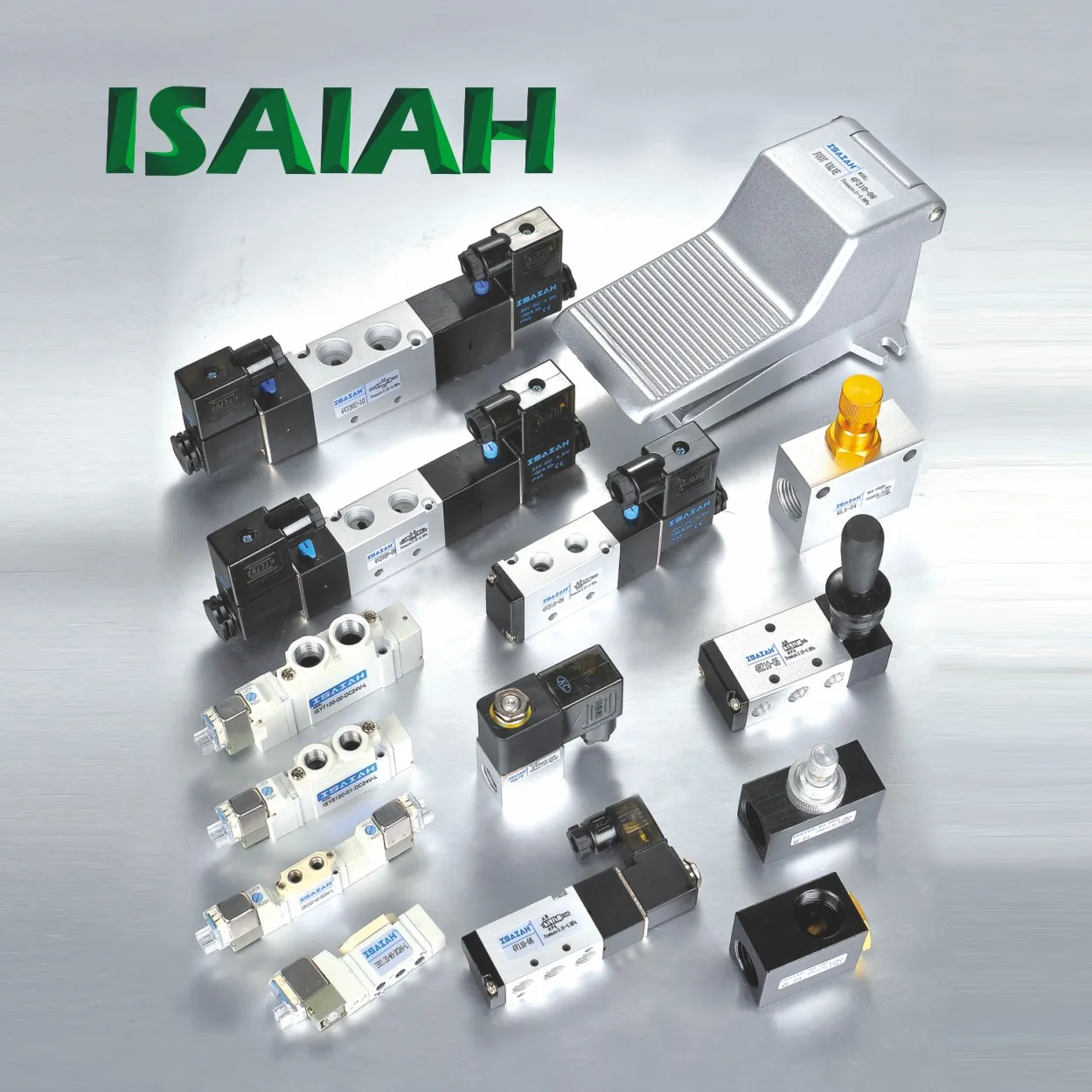 Zhejiang Isaiah Pneumatic Parts Two Position Five Way Manual Control Valve Hand Pull Valves