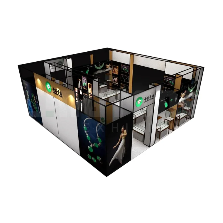 Сделанная на заказ алюминиевая рама напольная стойка 3x3 Размер обтекатель выставочная