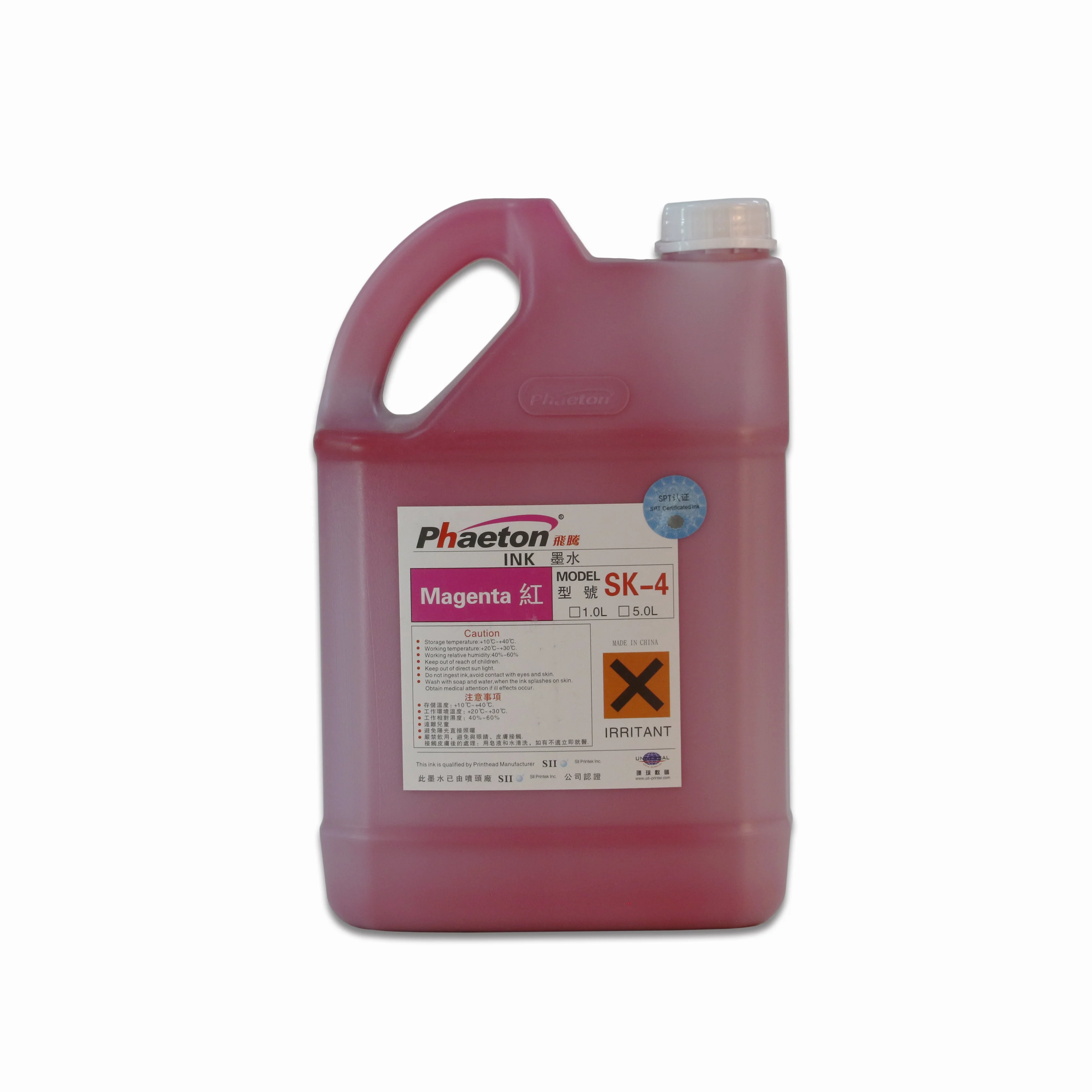 Challenger SK4 solvent based ink for Phaeton spt 510 1020 print head