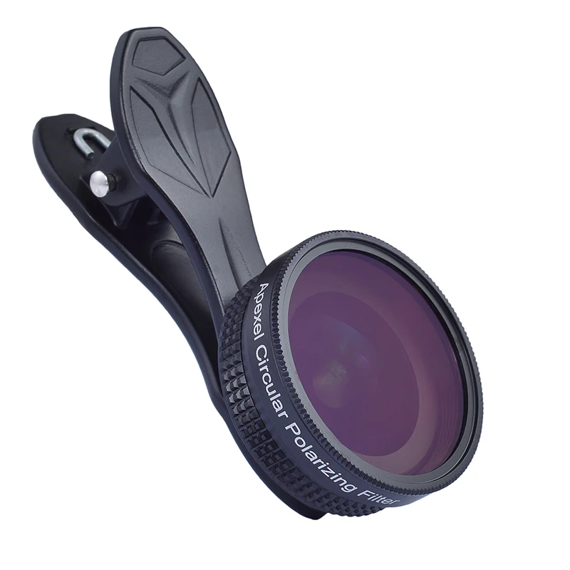 APEXEL Pro Camera Lens Kit 16mm 4K Wide Angle Lens With CPL Filter Universal HD Mobile Phone Lens for All Smartphone