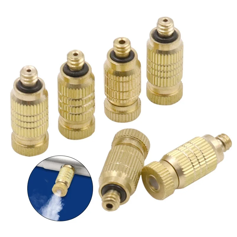Adjustable Brass High Pressure Nozzle Nozzle Spray Sprinkler High Pressure Direct Spray garden farming Atomizing Nozzle