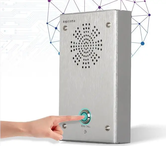 SIP phone intercom system SIP VOIP IPBX intercom terminal SOS help intercom
