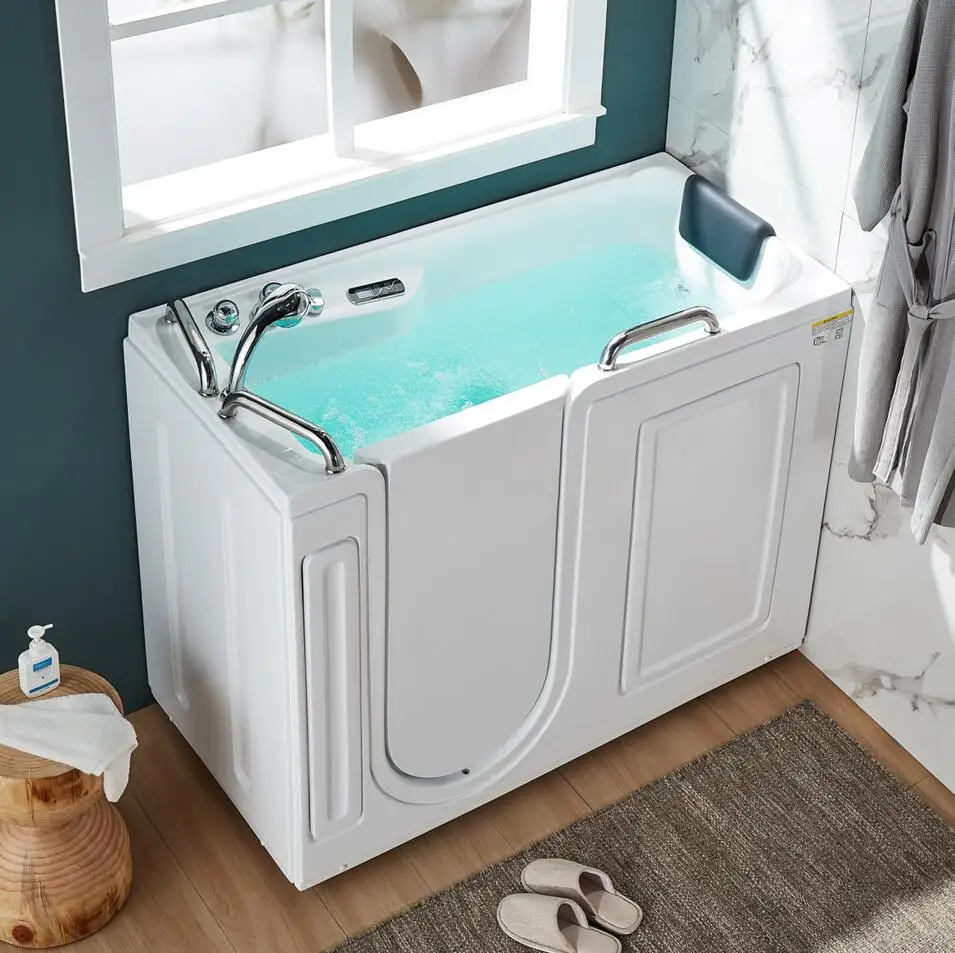 FOSHAN factory walk in tub shower combo with low step-in height 100mm walk-in bath SG5327