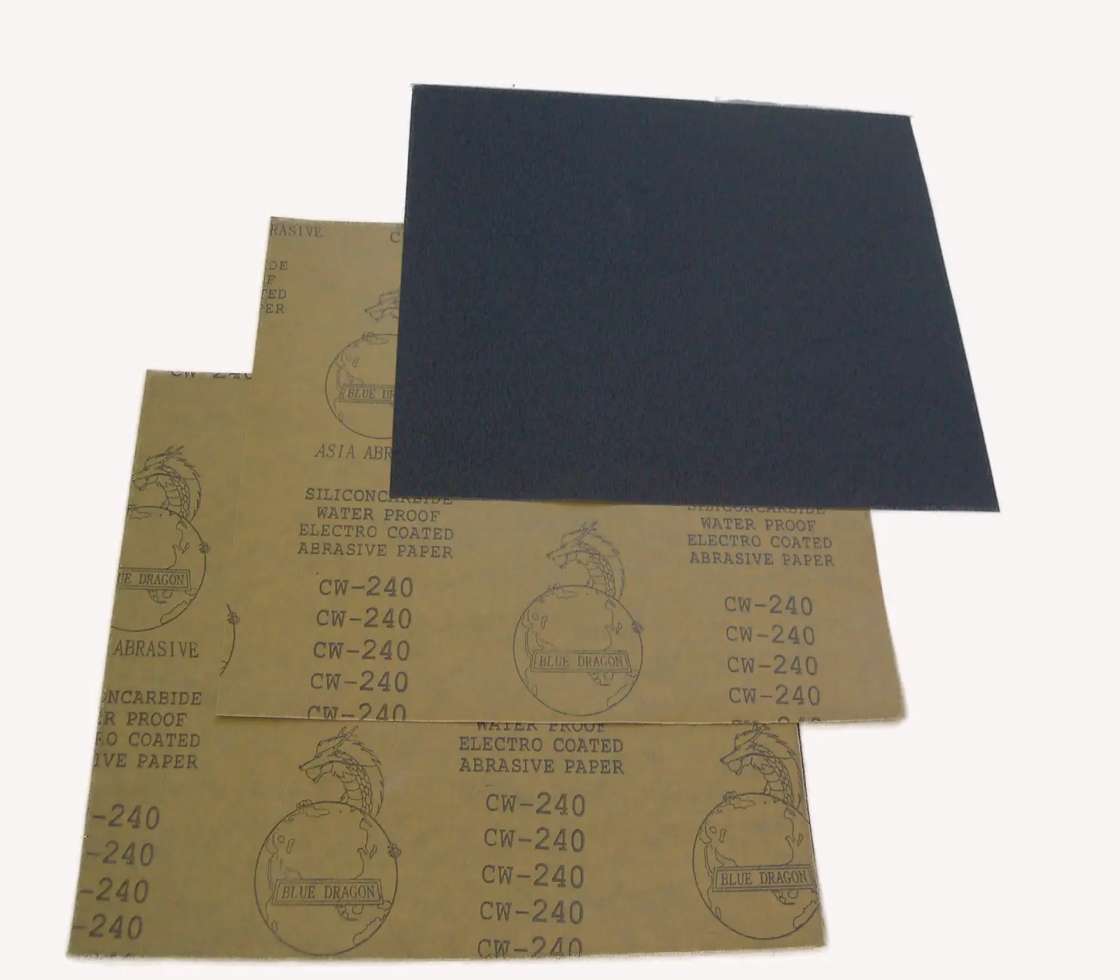 kraft Silicon carbide waterproof sandpaper and sand paper disc