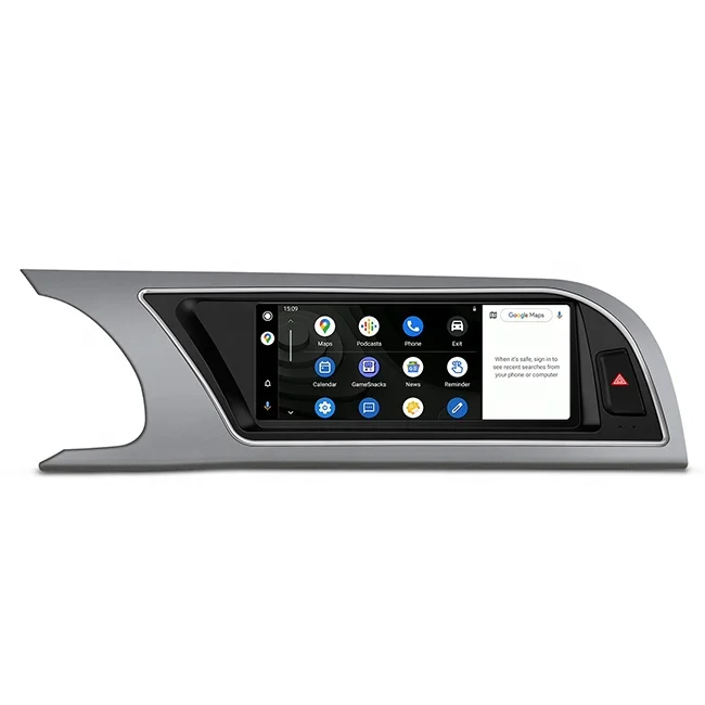 8.8 inch Android 11 Car GPS Multimedia Player With Built-in CarPlay Android Auto DSP for A5/S5/RS5 with Audi concert/symphony