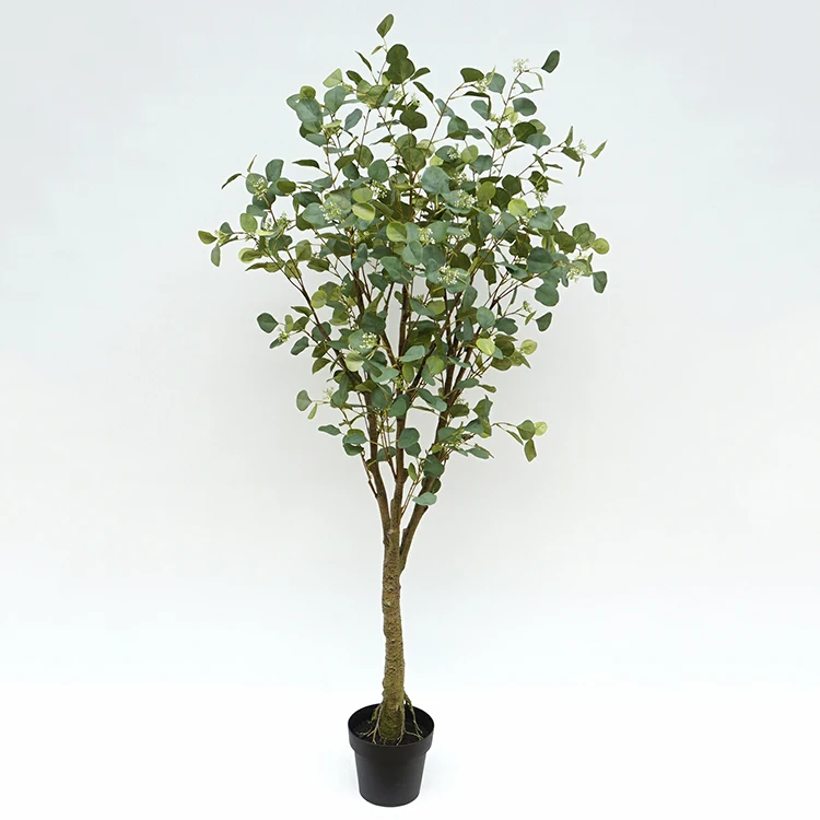 Eco-Friendly 170Cm Artificial Eucalyptus Potted  Planters Artificial Plants Trees
