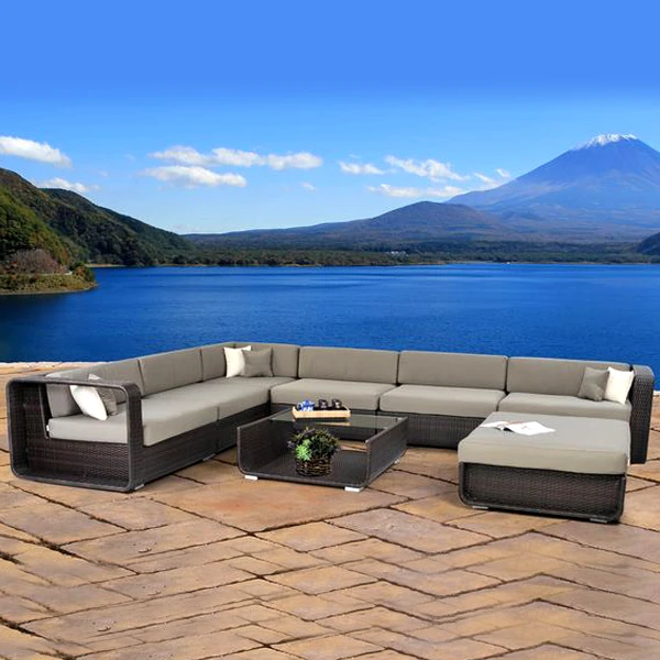 Зеленый Лидер продаж, синтетический ротанговый домашний диван