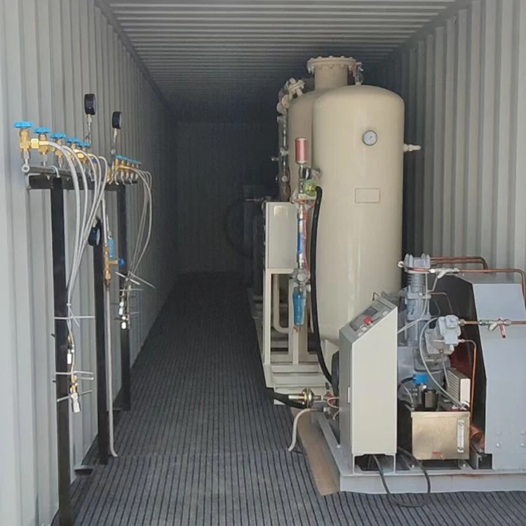 Кислородная установка для золотой промышленности генератор азота 55m 3/hr