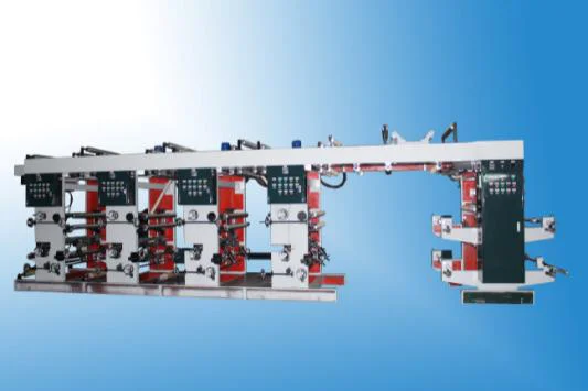
Four-color plastic packaging bag gravure printing machine 