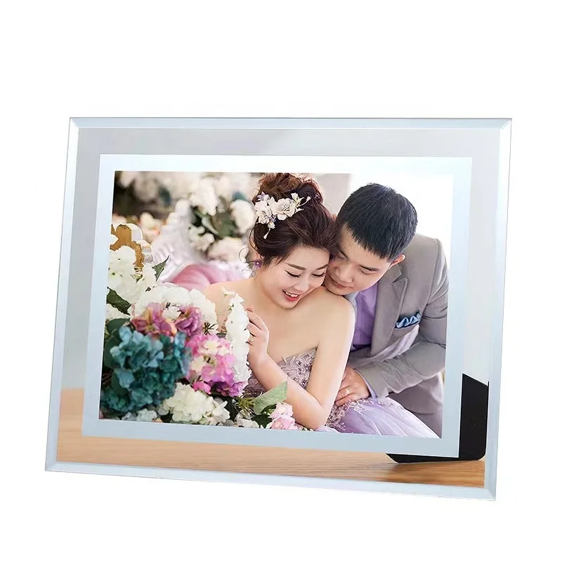 High quality creative 5 inch 6 inch glasses frames business a4 glass Japanese anime characters crystal picture photo frame