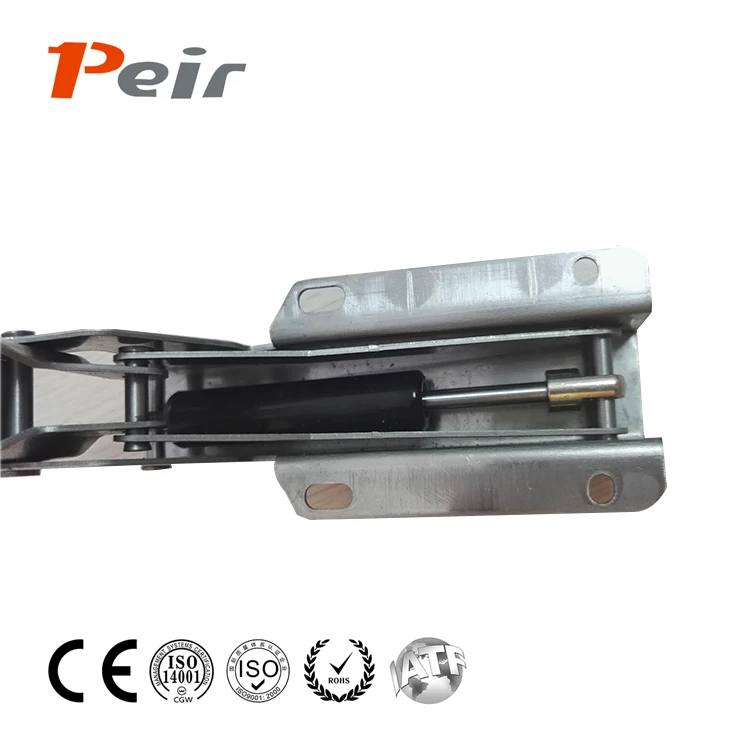 Silicone oil hydraulic soft close hinge for sliding folding door