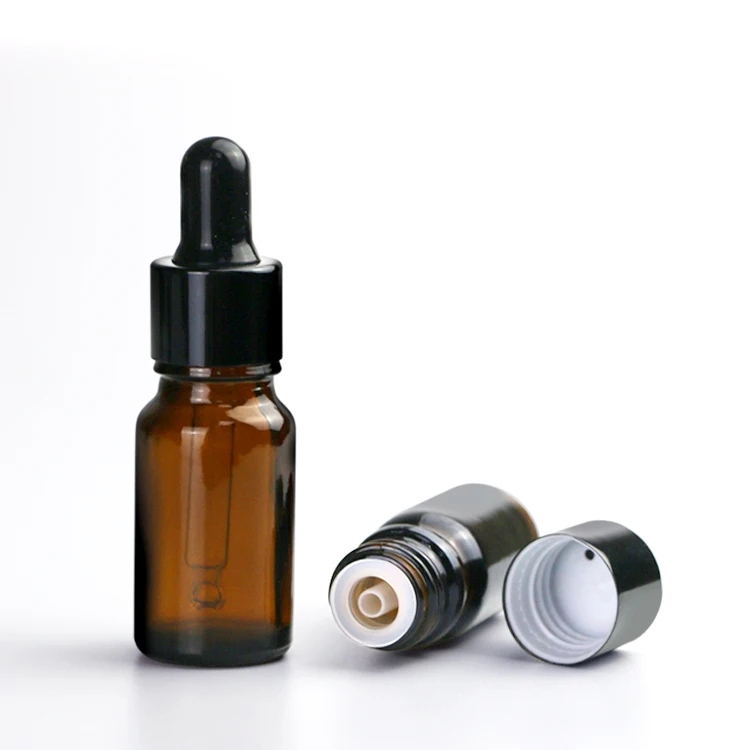 5ml 10ml 15ml 20ml 30ml 50ml 100ml amber brown essential oil dropper glass bottle with tamper proof cap and orifice reducer