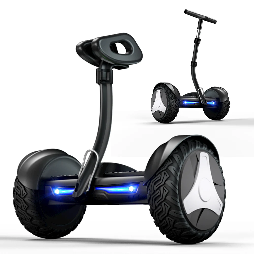 2023 China scooter two wheel electric smart self-balancing balance scooters hoover boards Skateboard with led lights