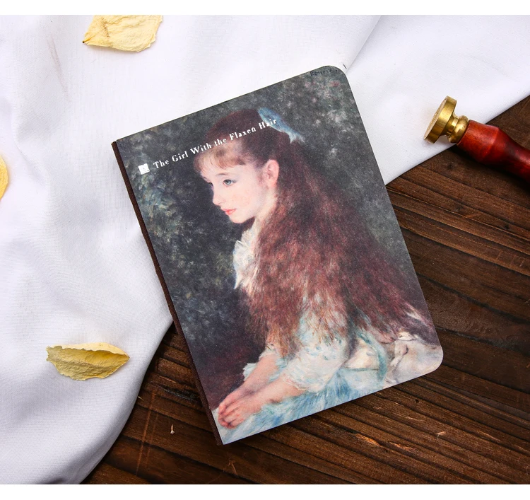 New Arrivals Custom Printing World Famous Painting Hardcover Blank Journal Notebook A6