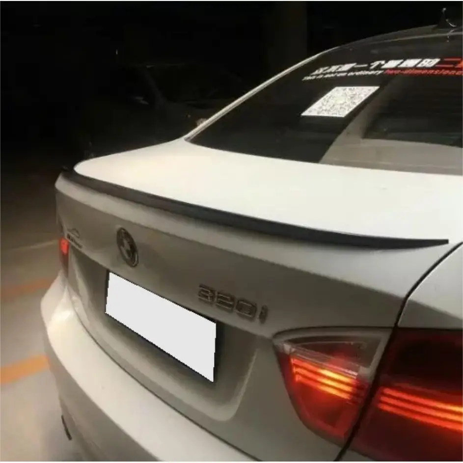 For BMW E90 M3 Style spoiler high quality ABS rear tail trunk wing spoiler for 3 series E90 2005-2011
